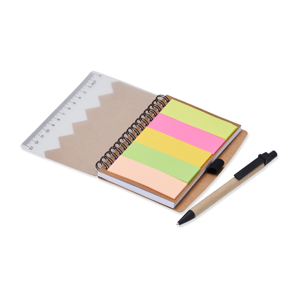 Bloco de Anotações com Autoadesivos e Caneta - Imagem 7