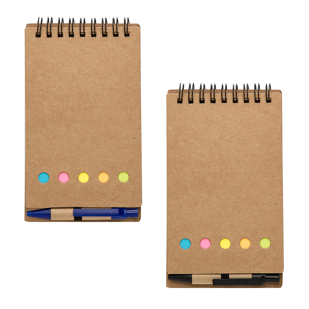 Bloco de Anotações com Caneta e Autoadesivo - Imagem 2