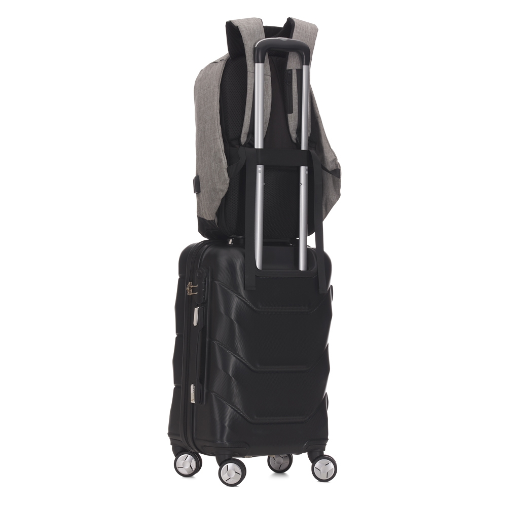 Mochila Poliéster Anti-Furto USB - Imagem 6